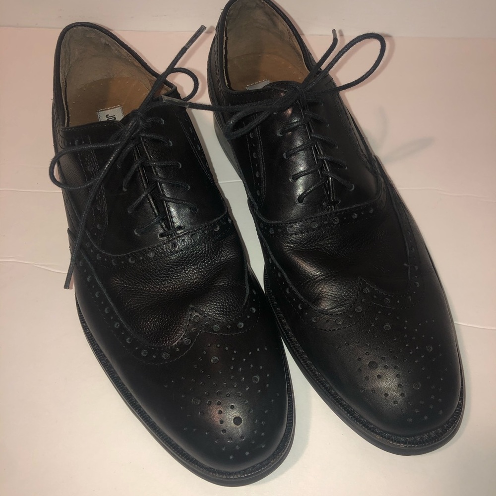 Johnston & Murphy Black Oxford men dress shoes